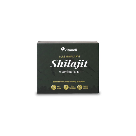 Vitanoli Pure Himalayan Shilajit Resin (75 Servings – 30g)
